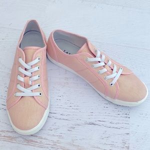 Lascana Pink Shimmer Tennis Shoes Size 38 or 7.5